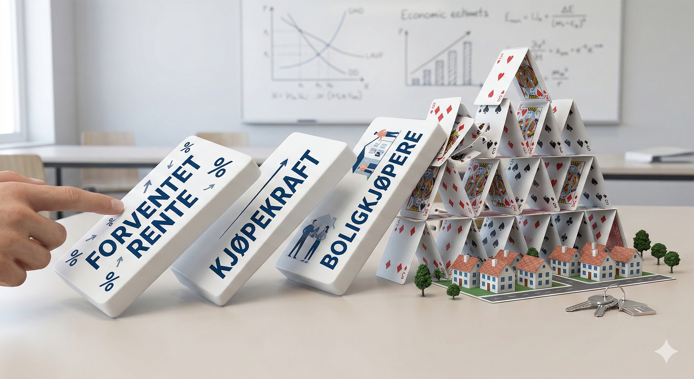 House of Cards Domino Effect